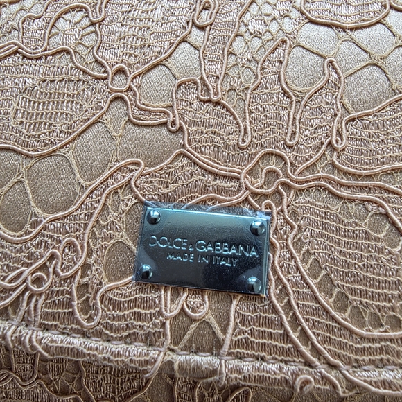 Dolce & Gabbana Pink Lace Crossbody Bag - Picture 3 of 11